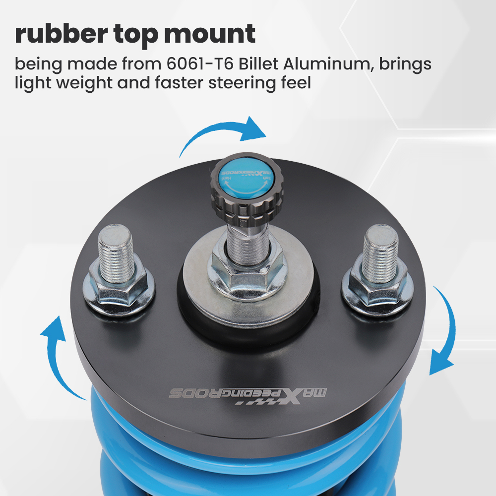 T6 Advanced Series Coilover Compatible con altura y amortiguador compatible para Honda CR-V 1996-2001 1st Gen